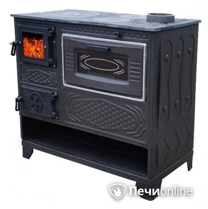 Отопительно-варочная печь МастерПечь ПВ-05С с духовым шкафом, 8.5 кВт в Новокузнецке